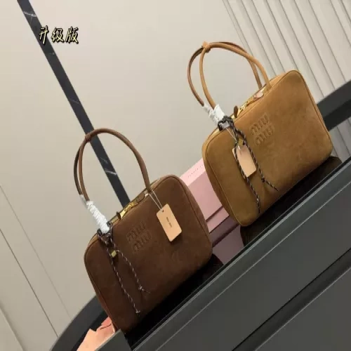 미우미우 스무스 카프스킨 투웨이 보스턴백