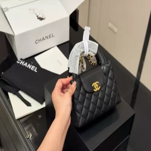 샤넬 퀼팅 램스킨 켈리 토트백