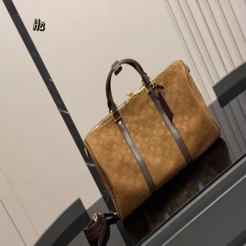 루이비통 스웨이드 대형 여행용 보스턴백