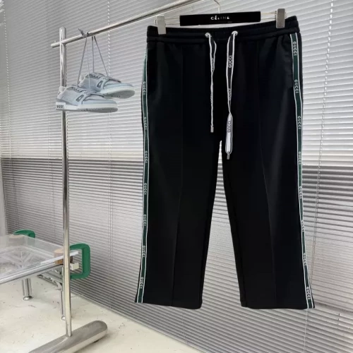 구찌 측면 배색 밴딩 남녀공용 트레이닝 팬츠