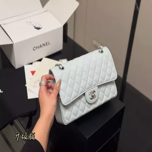 샤넬 캐비어 퀼팅 체인 숄더백