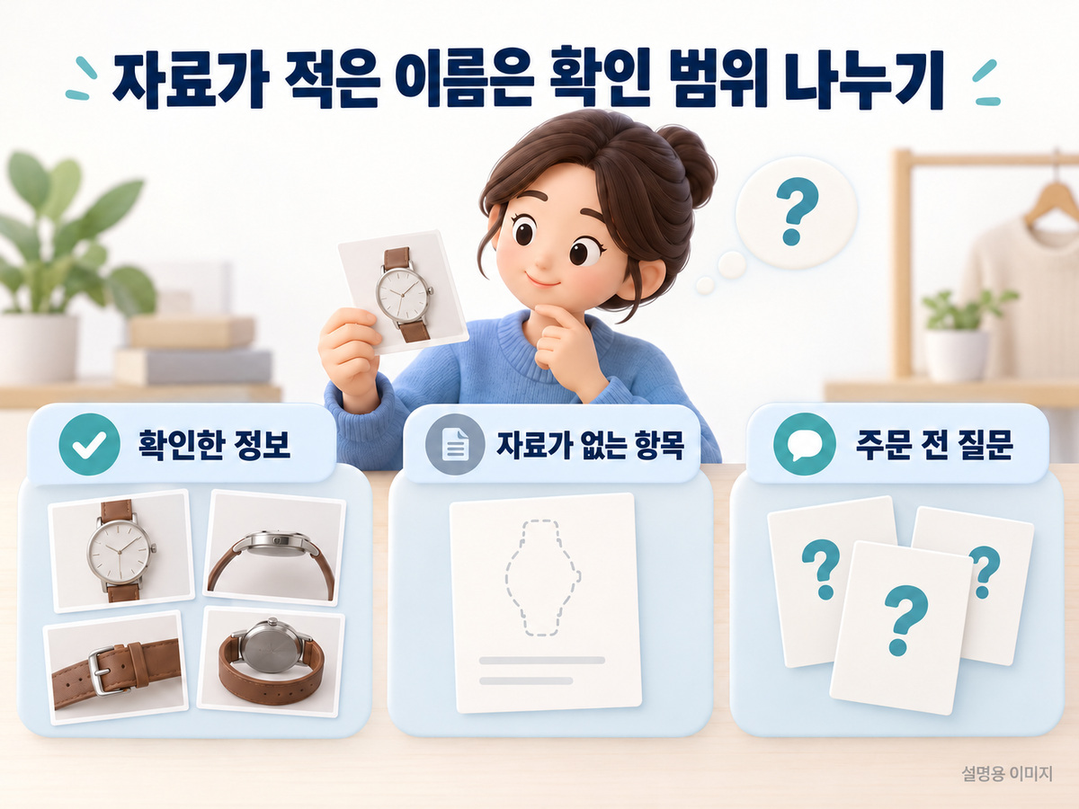 자료가 적은 이름은 확인 범위 나누기의 확인 기준을 설명하는 이미지