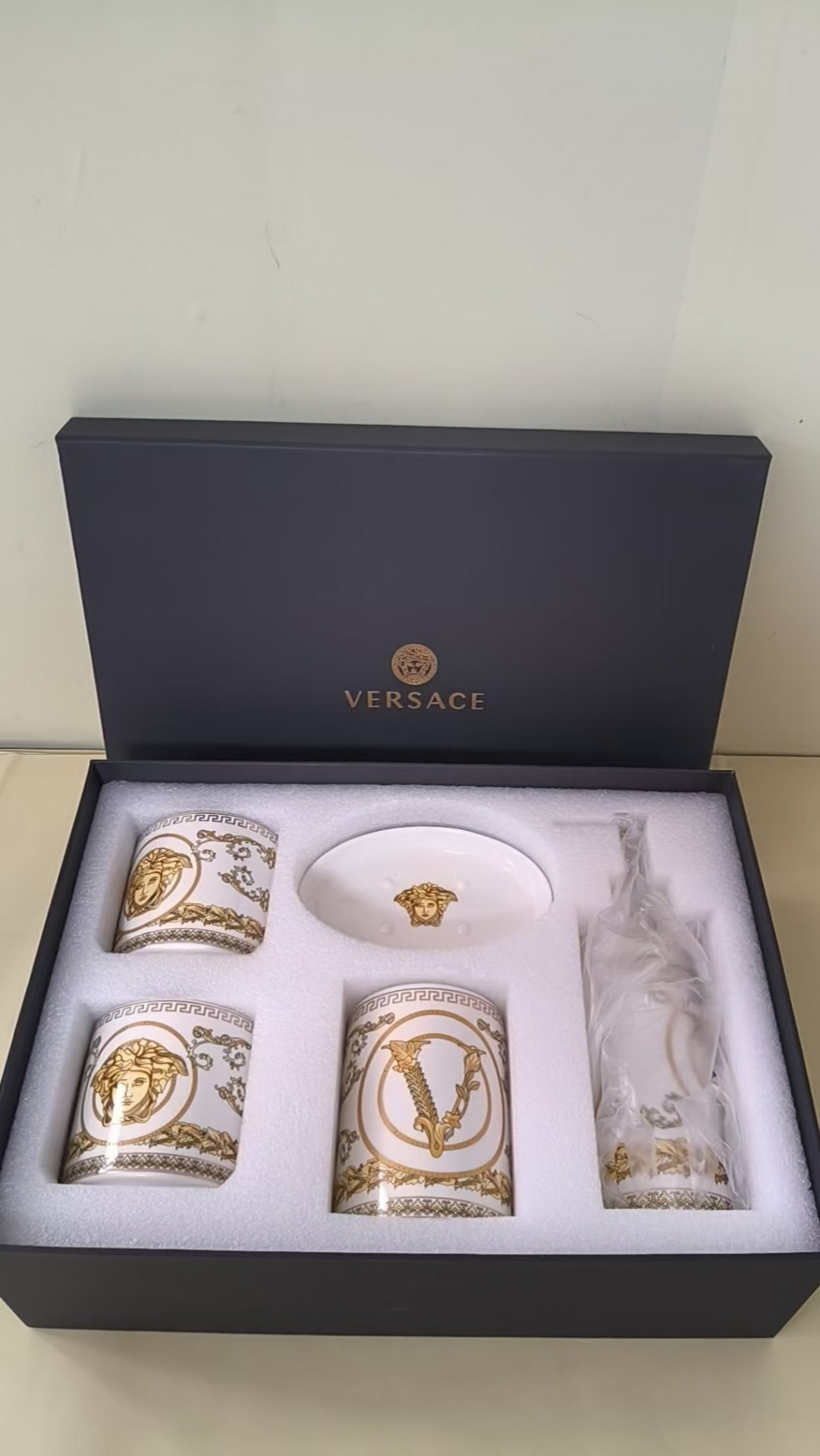 베르사체 골드 포인트 욕실 용기 구성 출고 전 검수사진 4