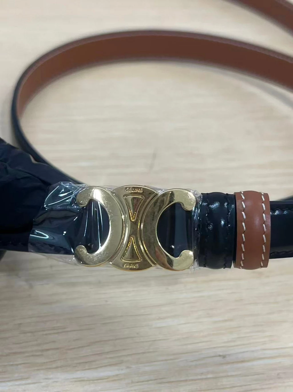 셀린느 트리옹프 버클 18mm 양면 가죽 벨트 출고 전 검수사진 6