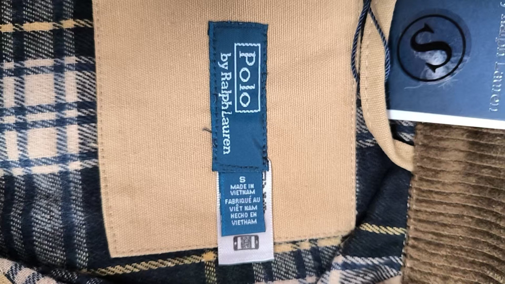 랄프로렌 FW25 공장풍 단색 싱글버튼 숏 재킷 출고 전 검수사진 4