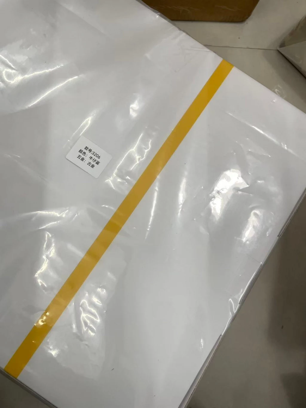 샤넬 데님 드로스트링 체인 백 출고 전 검수사진 3