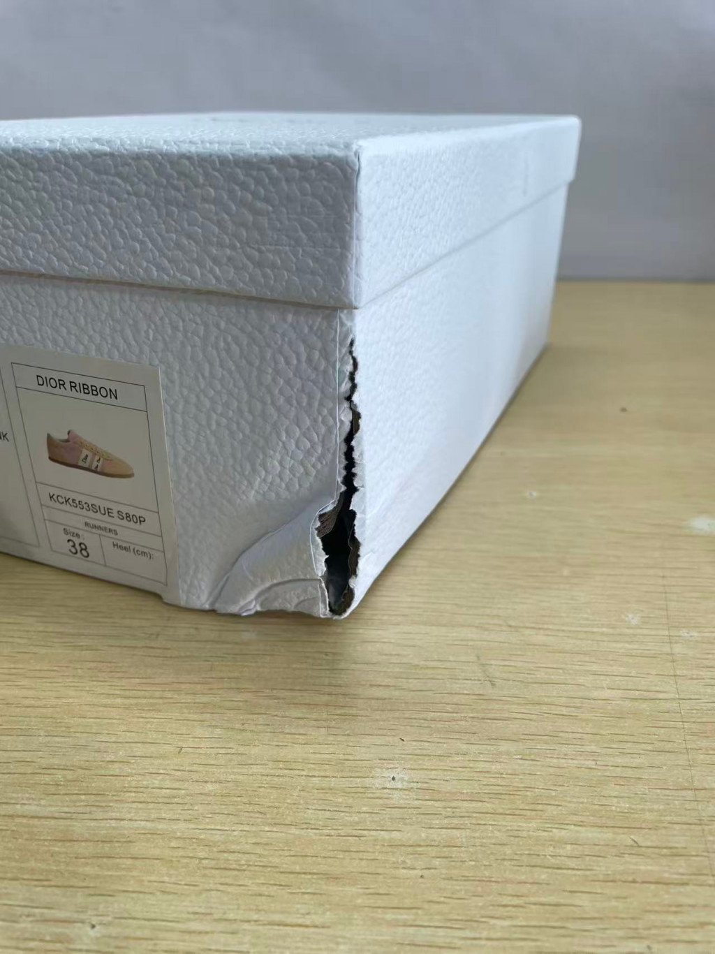 디올 자수 캐주얼 운동화 출고 전 검수사진 4
