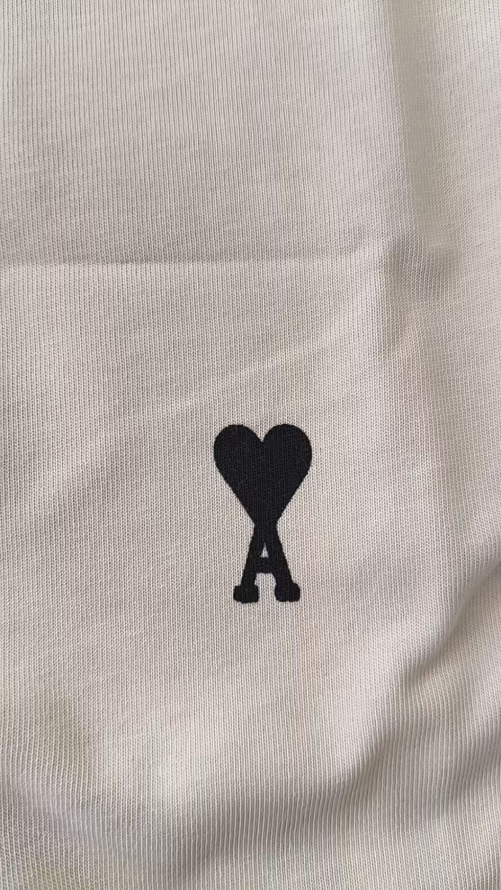 아미 하트 로고 루즈핏 반소매 티셔츠 출고 전 검수사진 7