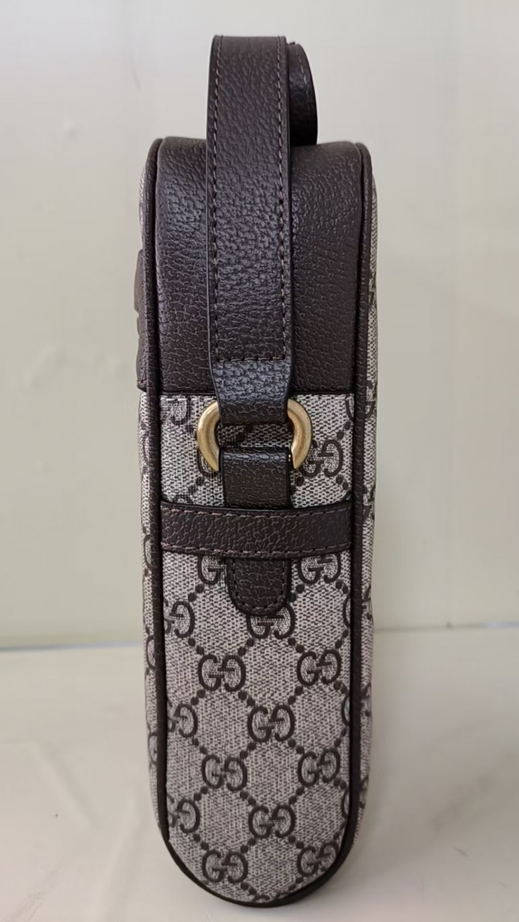 구찌 GG 수프림 웹 스트라이프 더블지퍼 크로스백 출고 전 검수사진 11