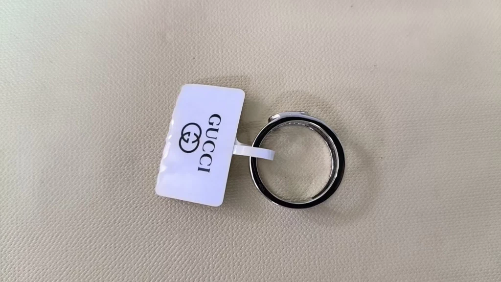 구찌 인터로킹 더블 G 오픈 링 출고 전 검수사진 5