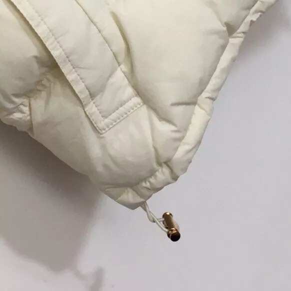 셀린느 가죽 로고 패치 후드 숏 패딩 점퍼 상세 이미지 18