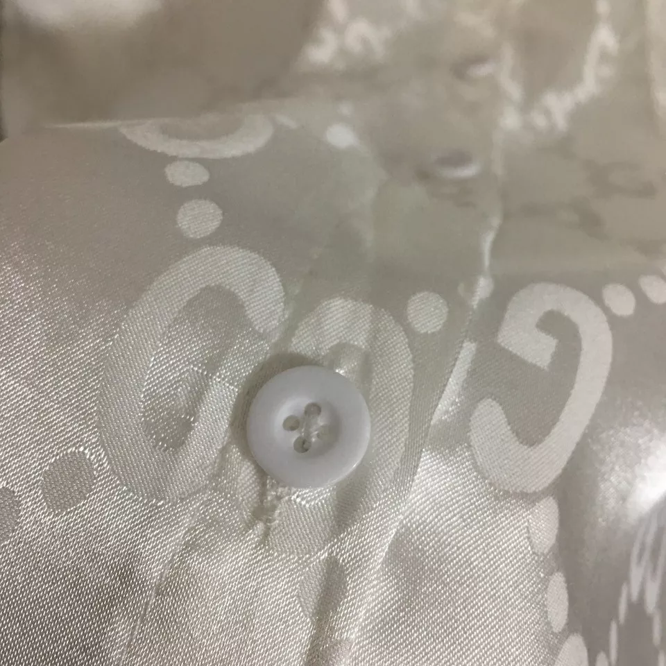 구찌 더블 G 올오버 자카드 카라 셔츠 상세 이미지 6