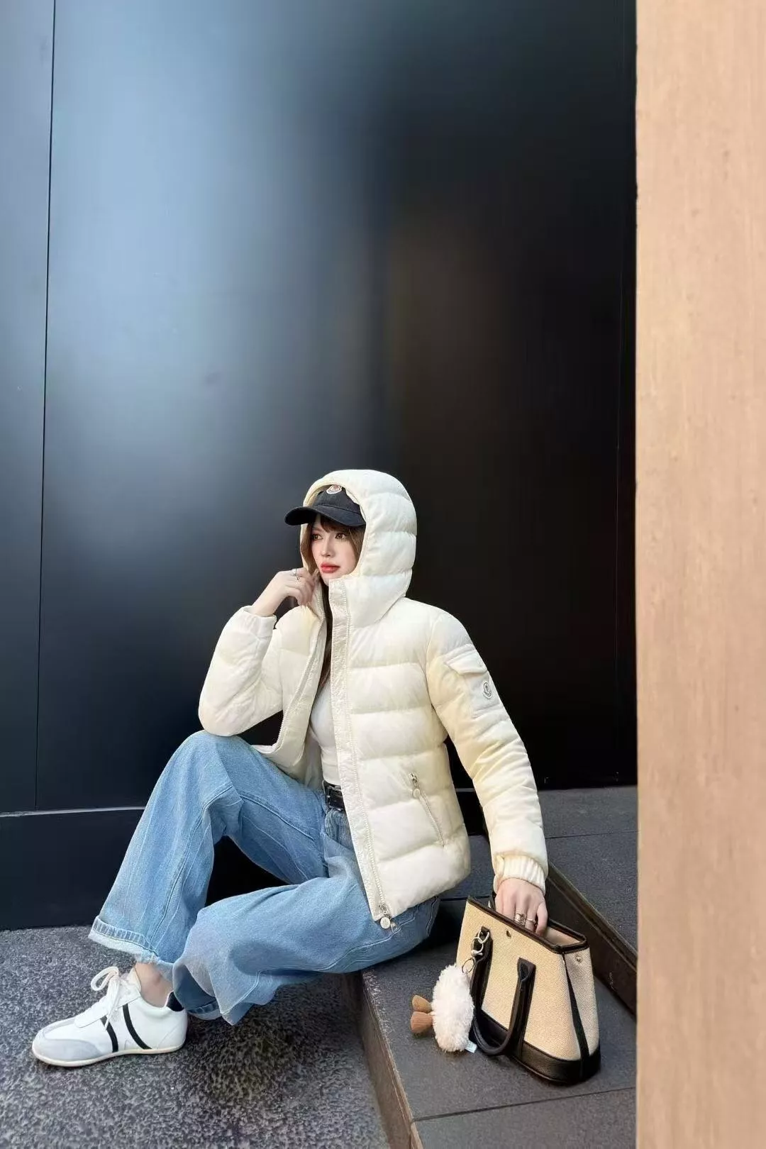 몽클레어 후드 퀼팅 패딩 재킷 상세 이미지 20