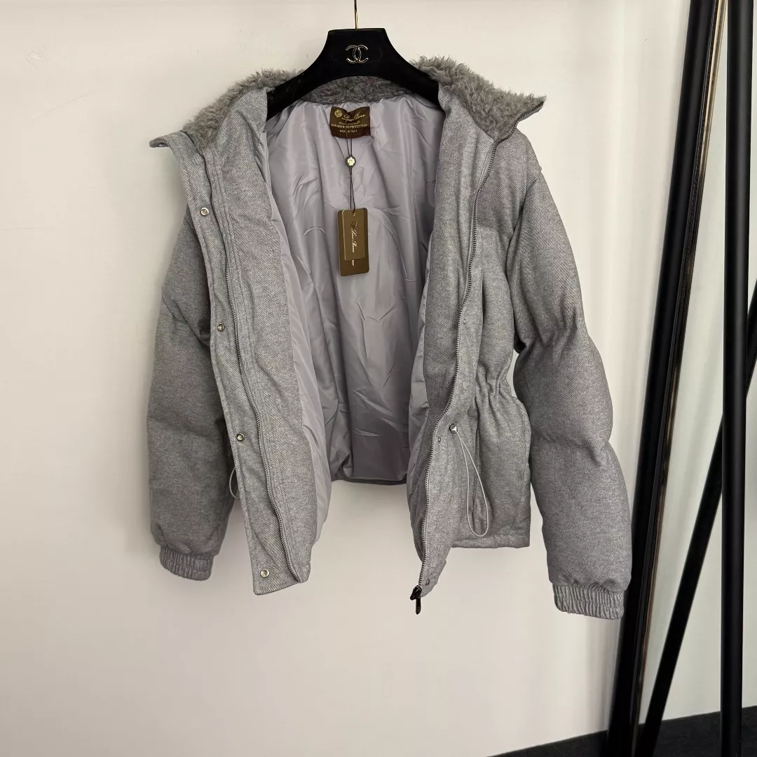 로로피아나 보온 후드 집업 플리스 재킷 패딩 자켓 기모 팬츠 3종 세트 상세 이미지 3