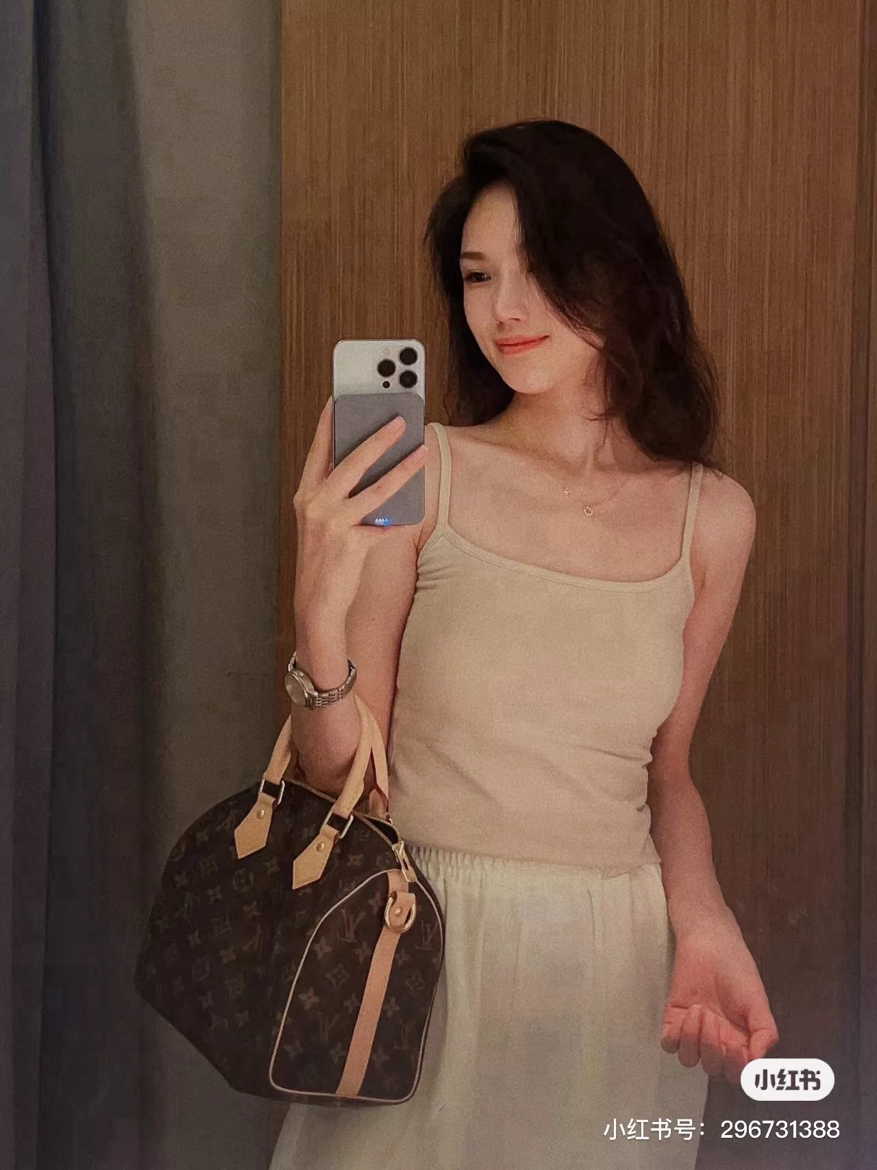 루이비통 스피디 25 모노그램 핸드백 상세 이미지 11