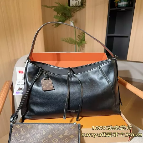 루이비통 캐리올 블랙 숄더 토트백 39cm