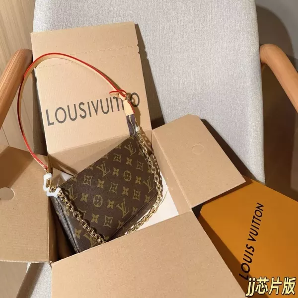 루이비통 클래식 모노그램 마작 체인 숄더백