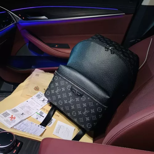루이비통 모노그램 블랙 PVC 클래식 백팩