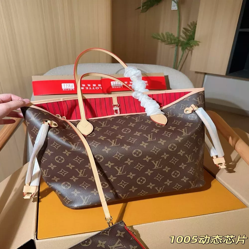 루이비통 모노그램 네버풀 쇼핑백