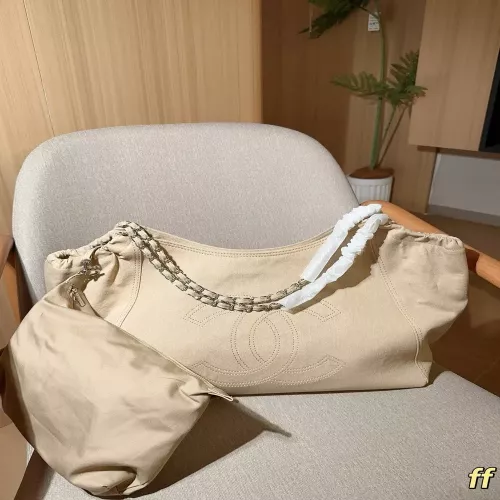 샤넬 빈티지 데님 토트형 쇼퍼백
