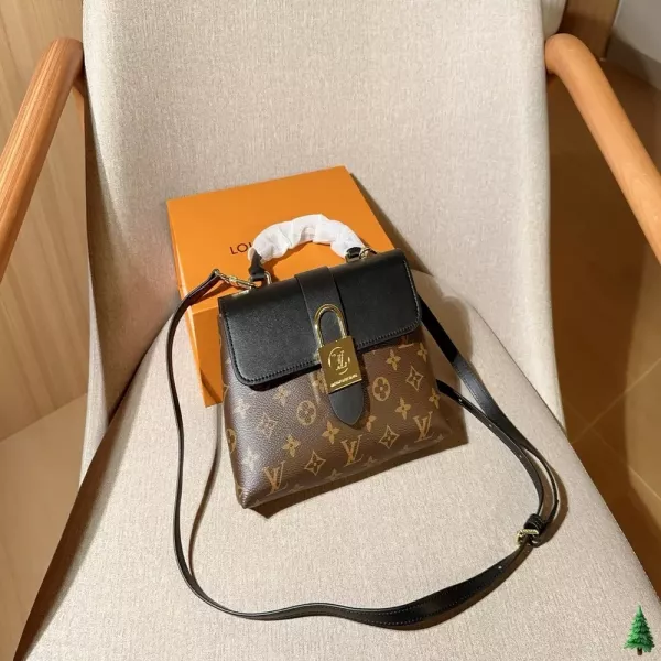 루이비통 로키 BB 락 장식 탑핸들 백
