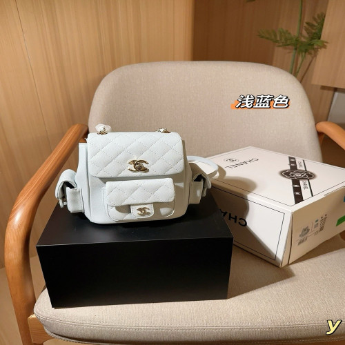 샤넬 빈티지 23P 듀마 퀼팅 플랩 백팩