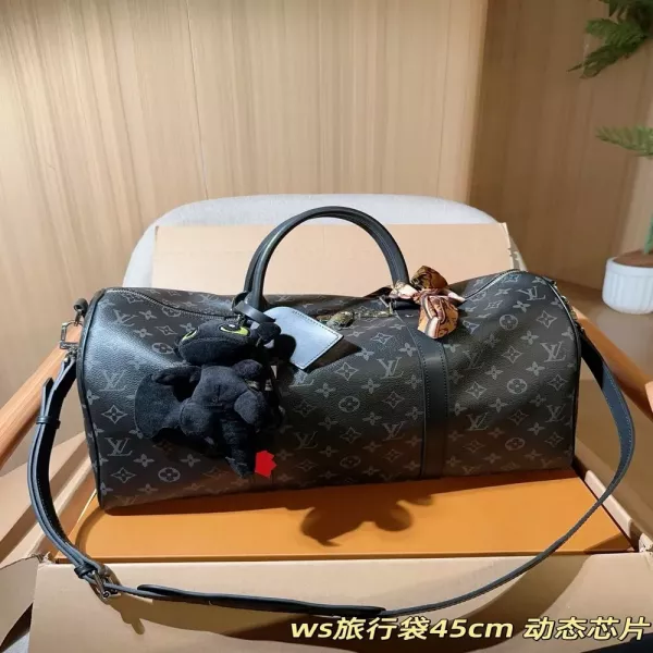 루이비통 모노그램 공항 여행가방 키폴 45