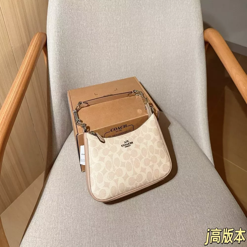 코치 테리 시그니처 호보 숄더백