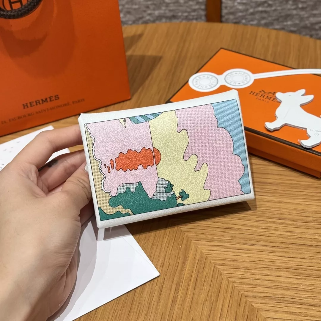 에르메스 칼비 듀오 프린팅 레더 미니 케이스 상세 이미지 2