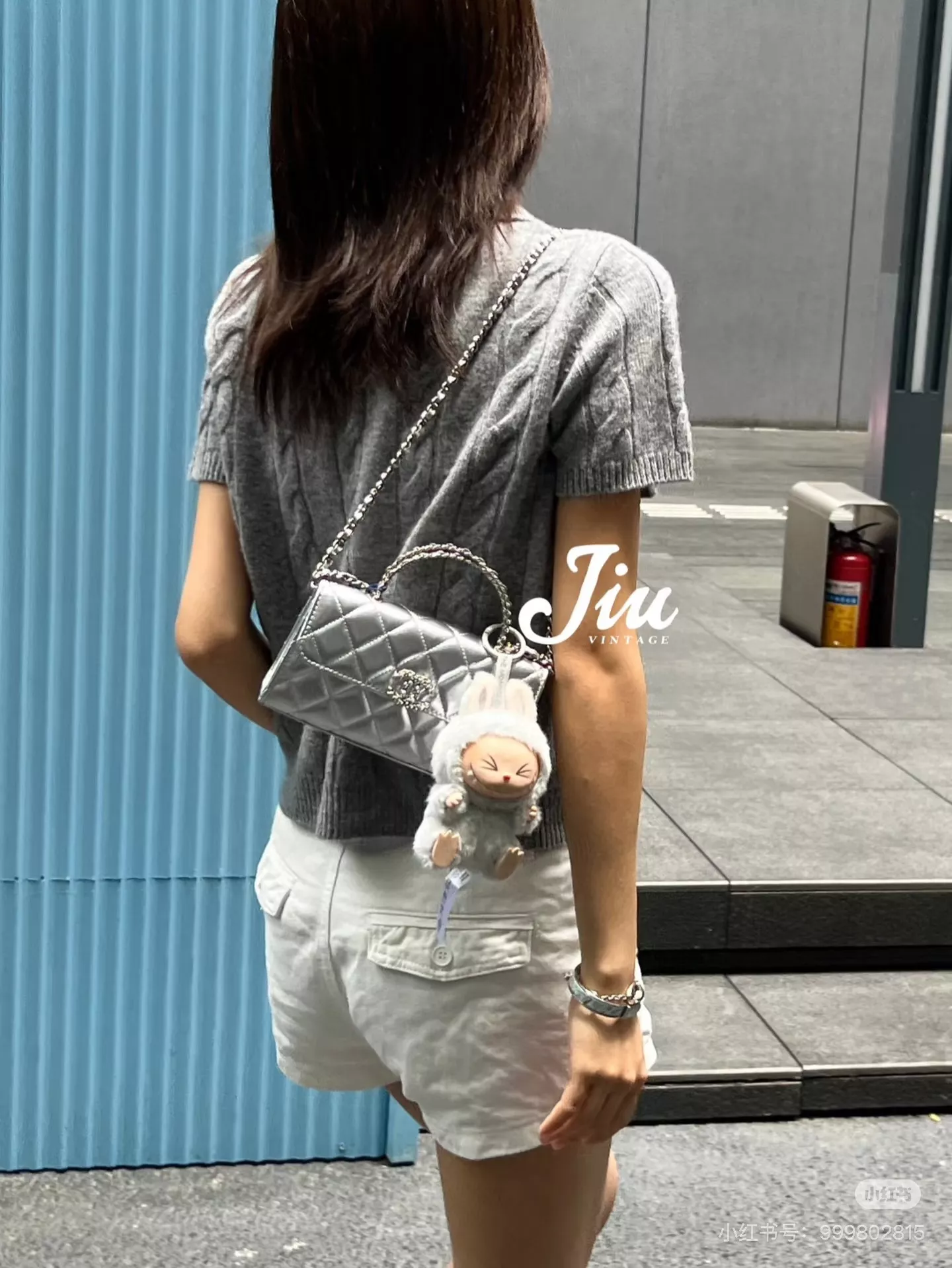 샤넬 다이아 퀼팅 플랩 체인 미니 숄더백 상세 이미지 33