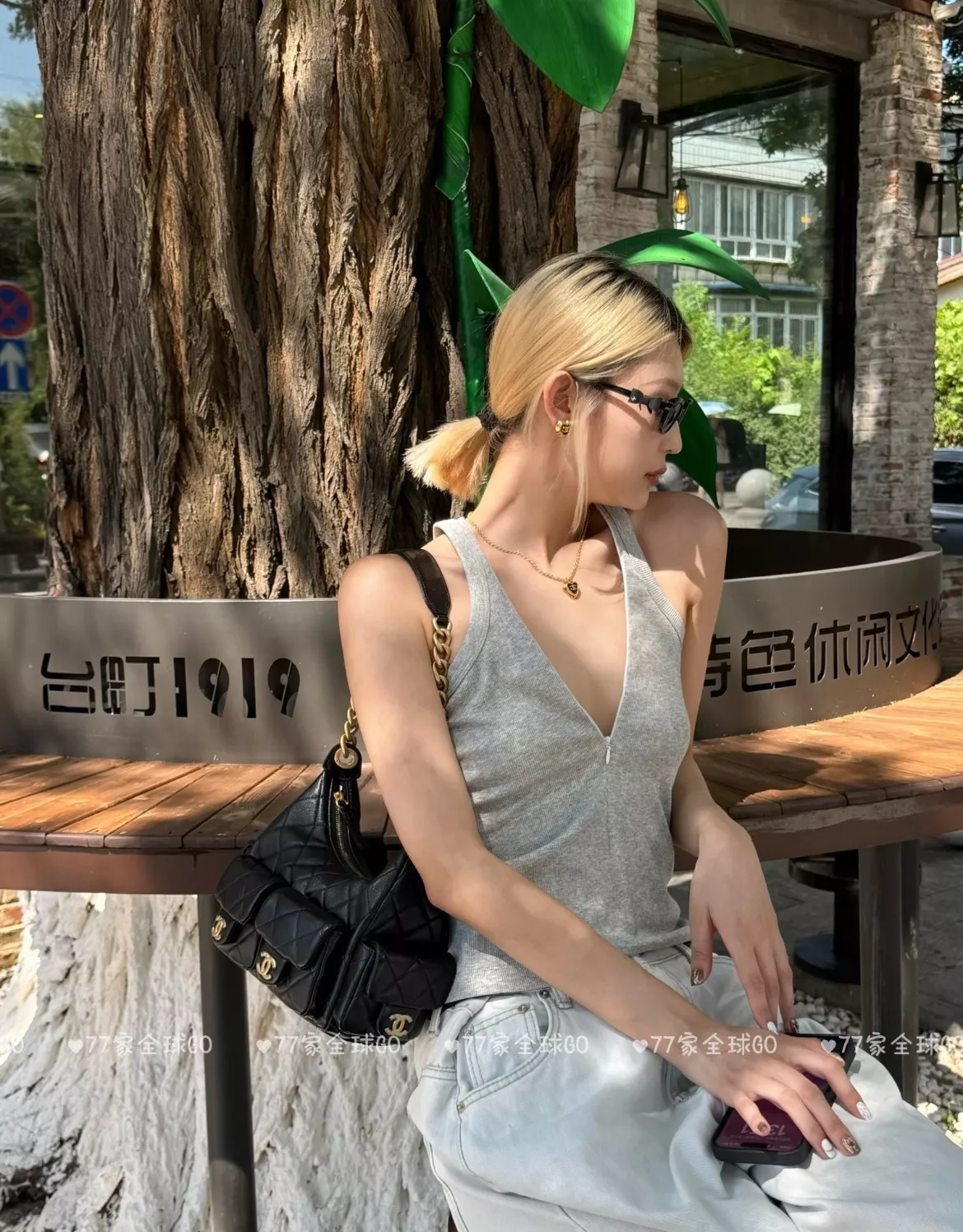 샤넬 25C 퀼팅 더블C 포켓 호보백 스몰 상세 이미지 31
