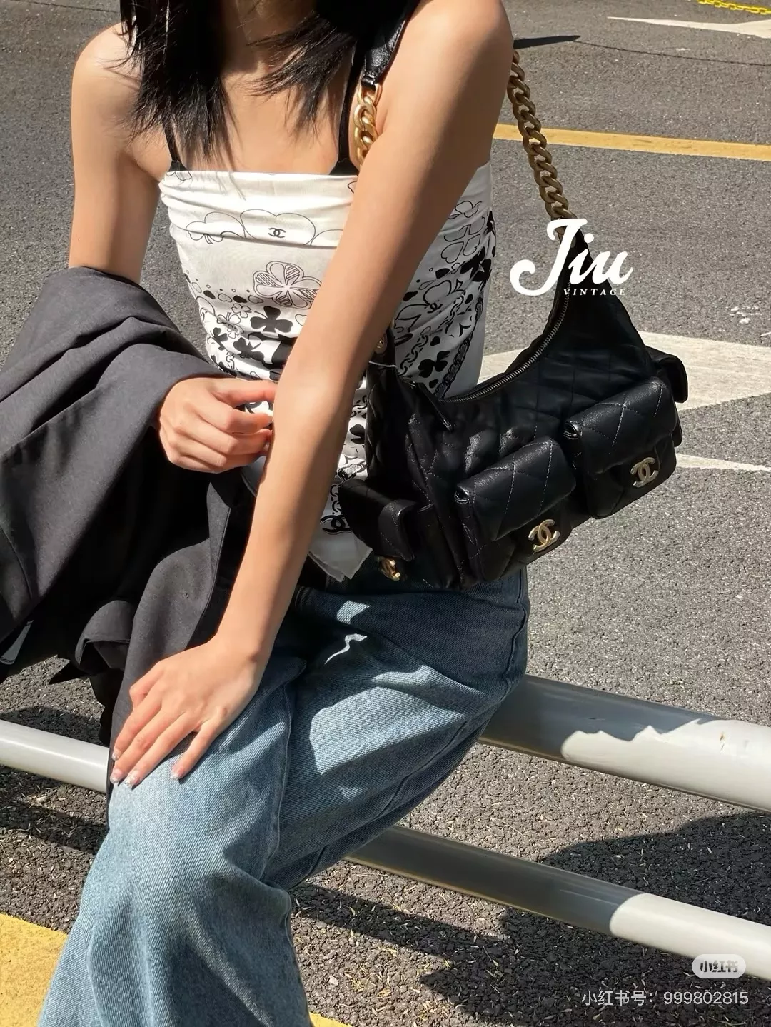 샤넬 25C 퀼팅 더블C 포켓 호보백 스몰 상세 이미지 34