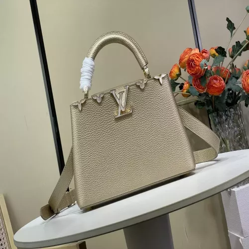 루이비통 카퓌신 BB LV 미라지 토리옹 가죽 핸드백