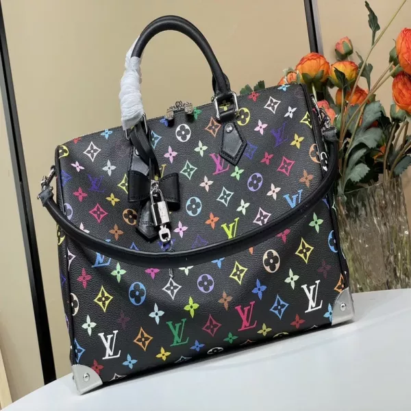 루이비통 LV x 무라카미 컬러 모노그램 스피디 소프트 30 핸드백