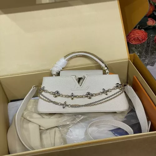 루이비통 카퓌신 이스트 웨스트 BB 체인 핸들 백