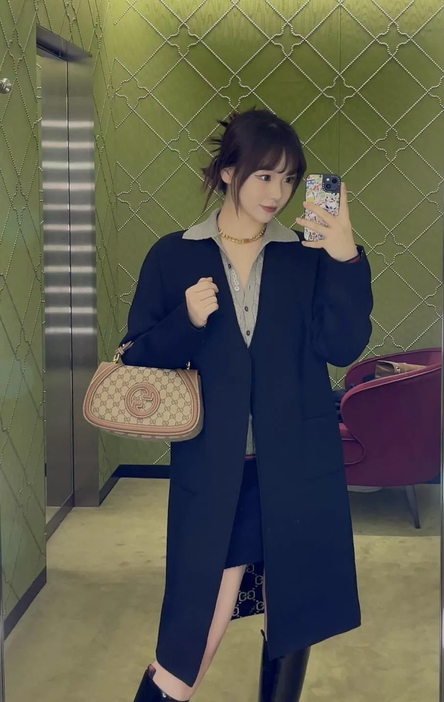 구찌 블론디 스몰 탑핸들 백 상세 이미지 22