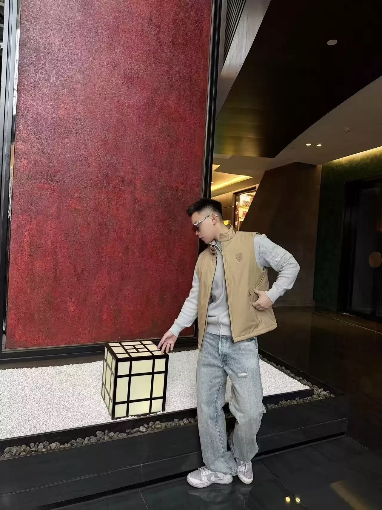 폴로 고밀도 나일론 스탠드카라 집업 퀼팅 패딩 베스트 상세 이미지 26