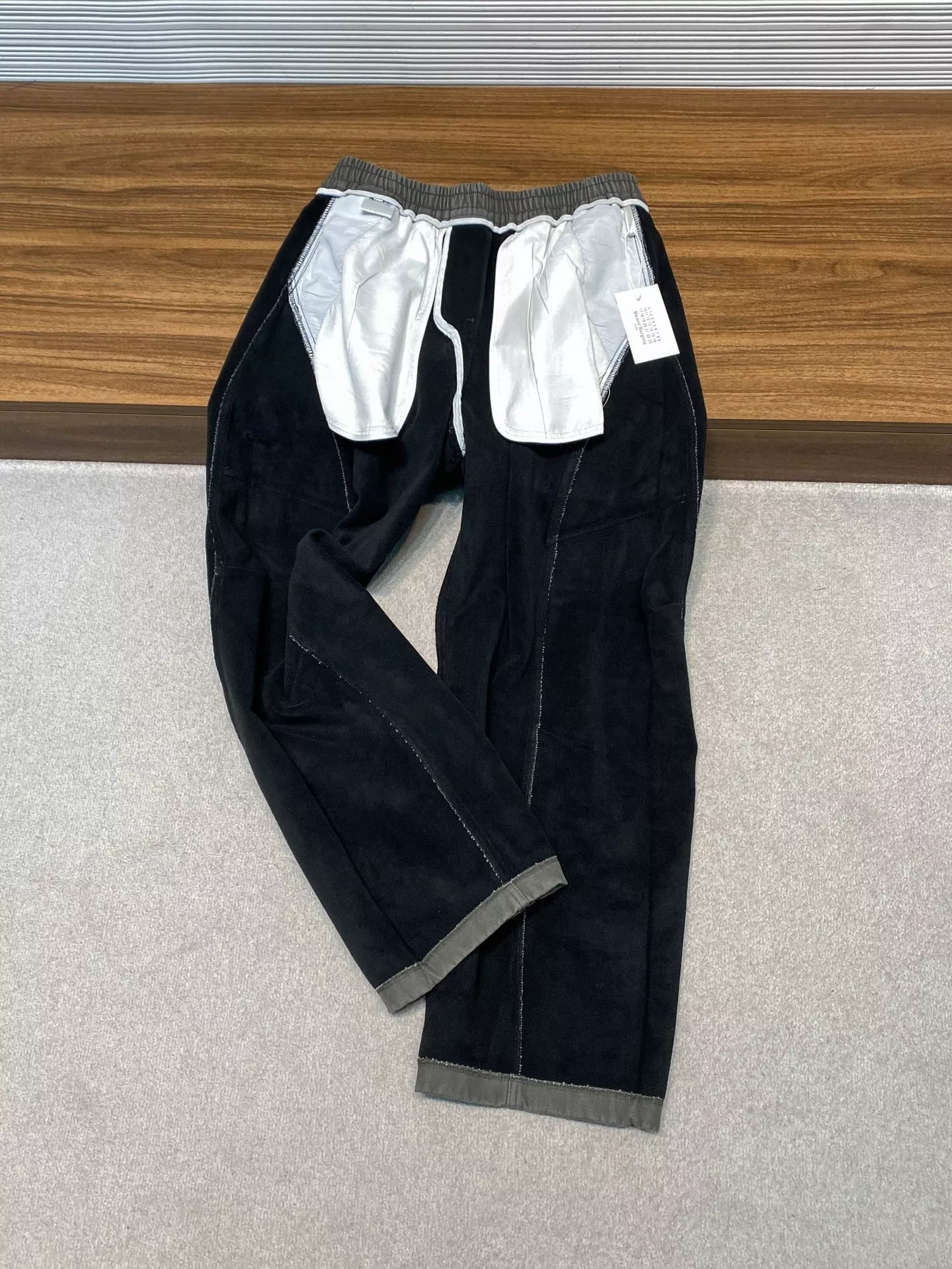 메종마르지엘라 MM6 워싱 기모 드로스트링 카고 팬츠 상세 이미지 15