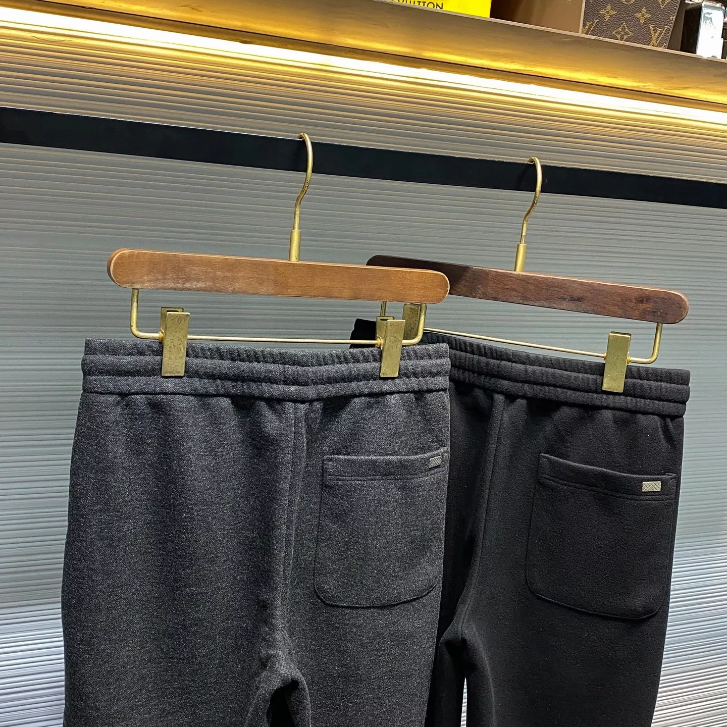 보테가베네타 울 혼방 드로스트링 스트레이트 팬츠 상세 이미지 8