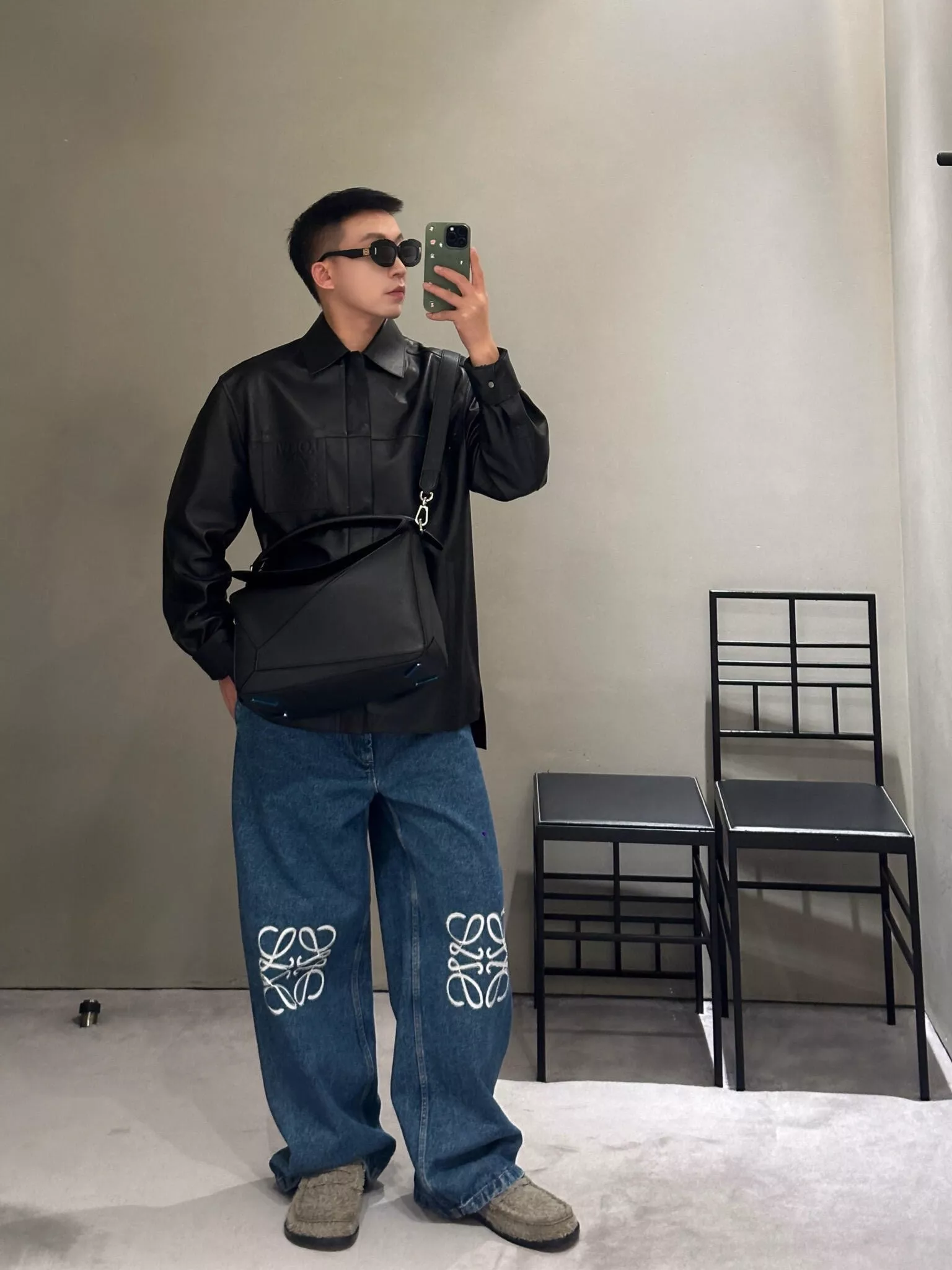 보테가베네타 울 혼방 드로스트링 스트레이트 팬츠 상세 이미지 25