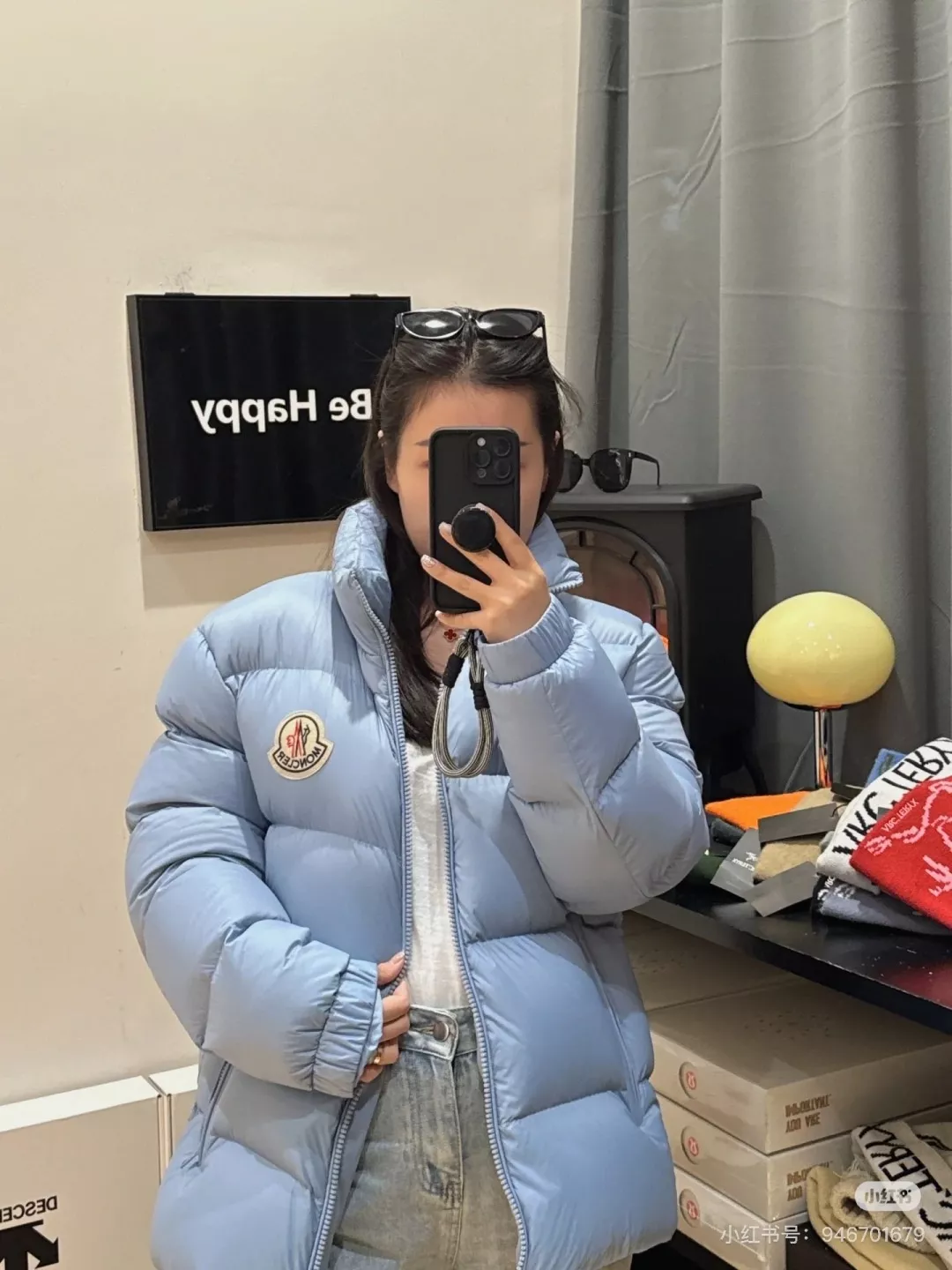 몽클레어 25FW 펠트 자수 와펜 로고 나일론 다운 재킷 상세 이미지 41