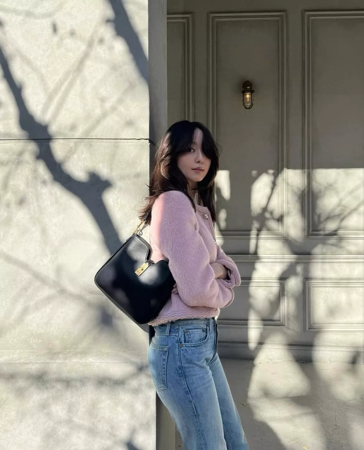 셀린느 카미유 16 소프트 스무스 카프스킨 핸드백 스몰 상세 이미지 36