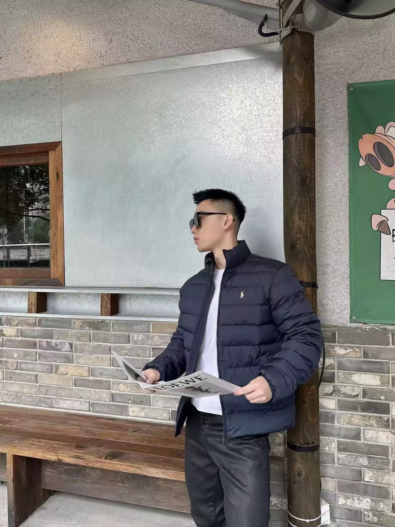 랄프로렌 폴로 로고 자수 경량 나일론 스탠드카라 다운 재킷 상세 이미지 29
