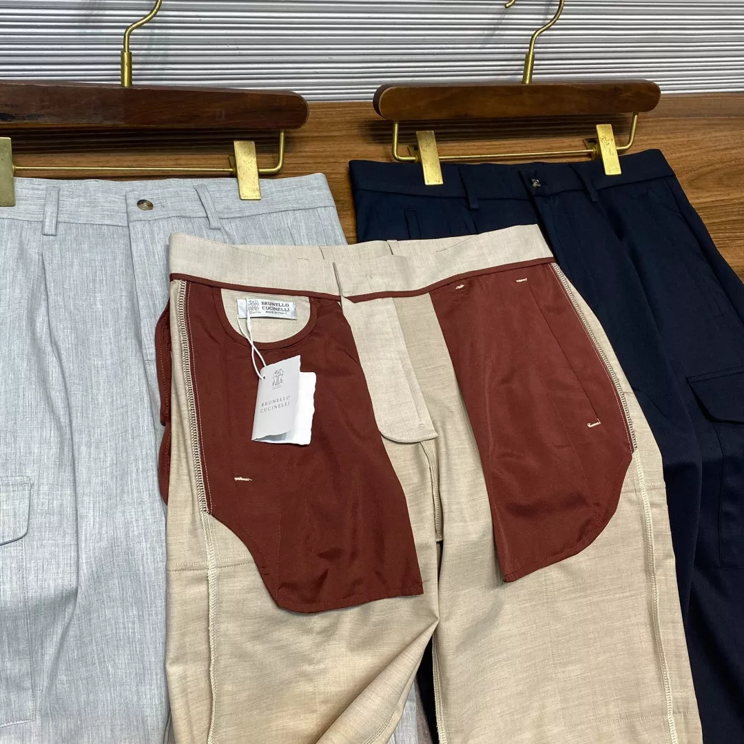 버버리 남성 경량 테크 울 혼방 카고 조거 9부 팬츠 상세 이미지 19