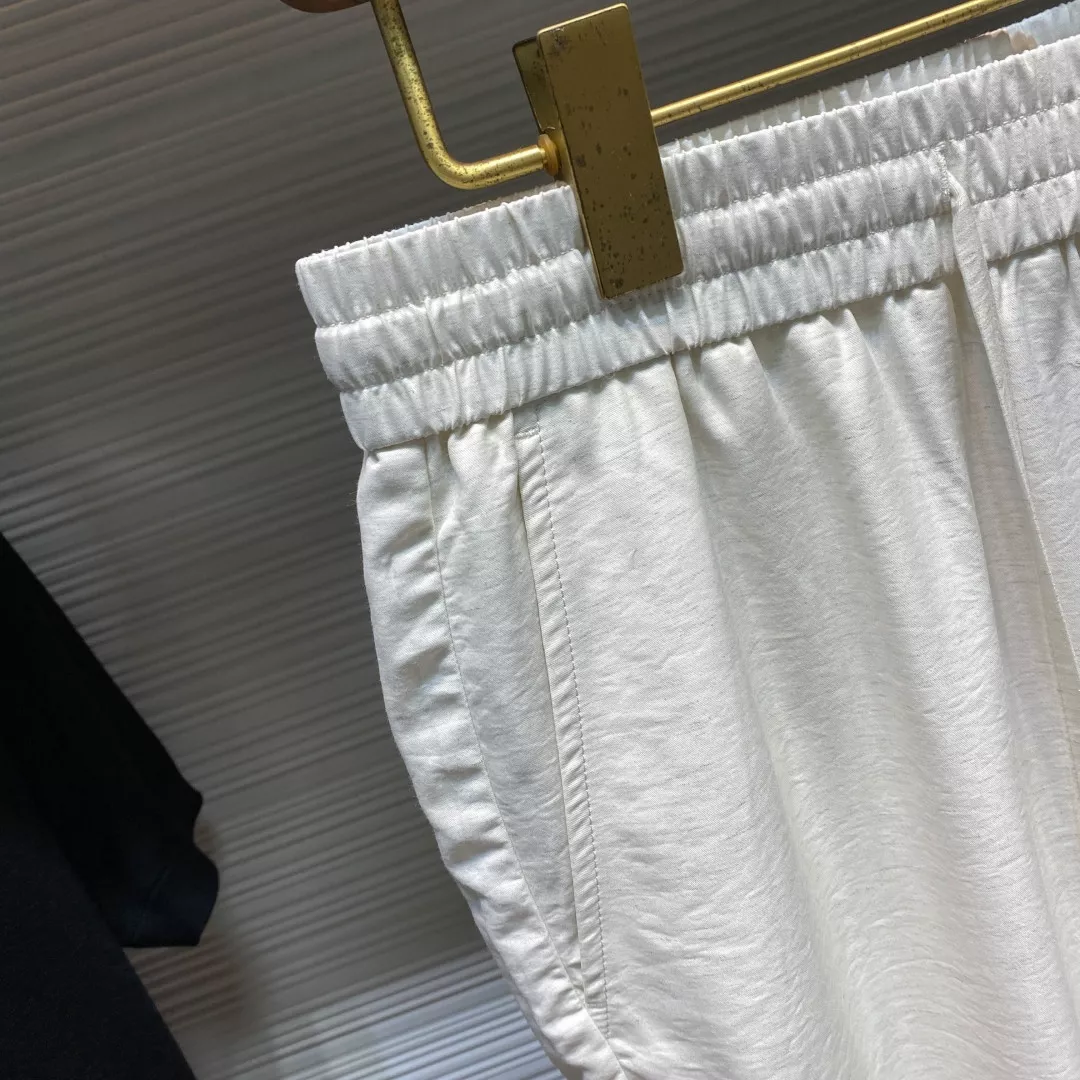 로로피아나 경량 테크 혼방 드로스트링 스트레이트 팬츠 상세 이미지 4