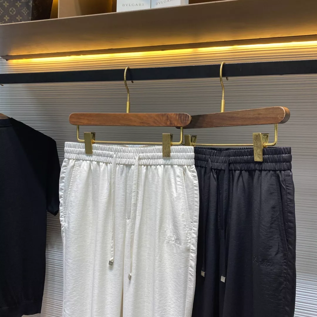 로로피아나 경량 테크 혼방 드로스트링 스트레이트 팬츠 상세 이미지 3