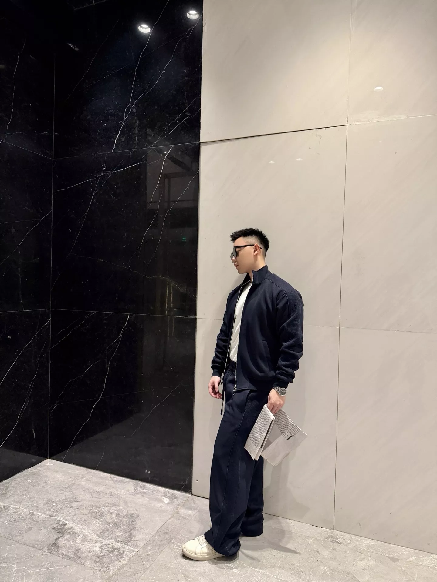 디올 오블리크 자카드 사이드 패널 드로스트링 스트레이트 팬츠 상세 이미지 21