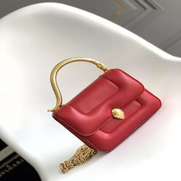 불가리 세르펜티 마리 카트란주 콜라보 마트라세 레더 백
