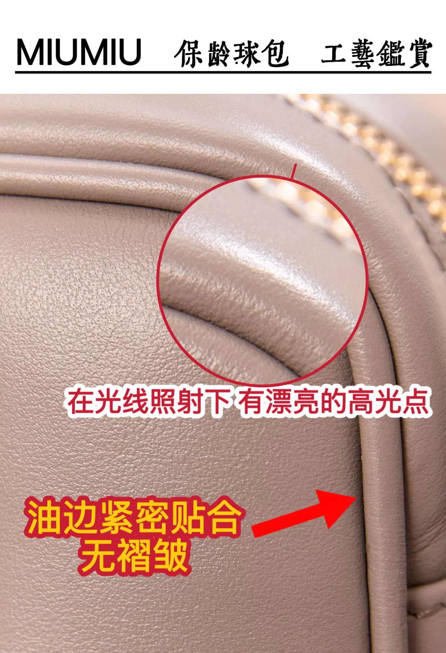 미우미우 아르카디 스몰 레더 탑핸들 백 상세 이미지 12