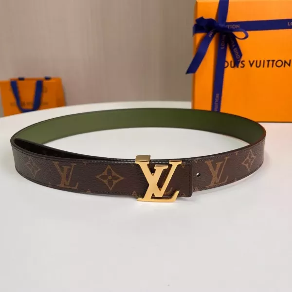 루이비통 모노그램 LV 로고 리버서블 버클 벨트